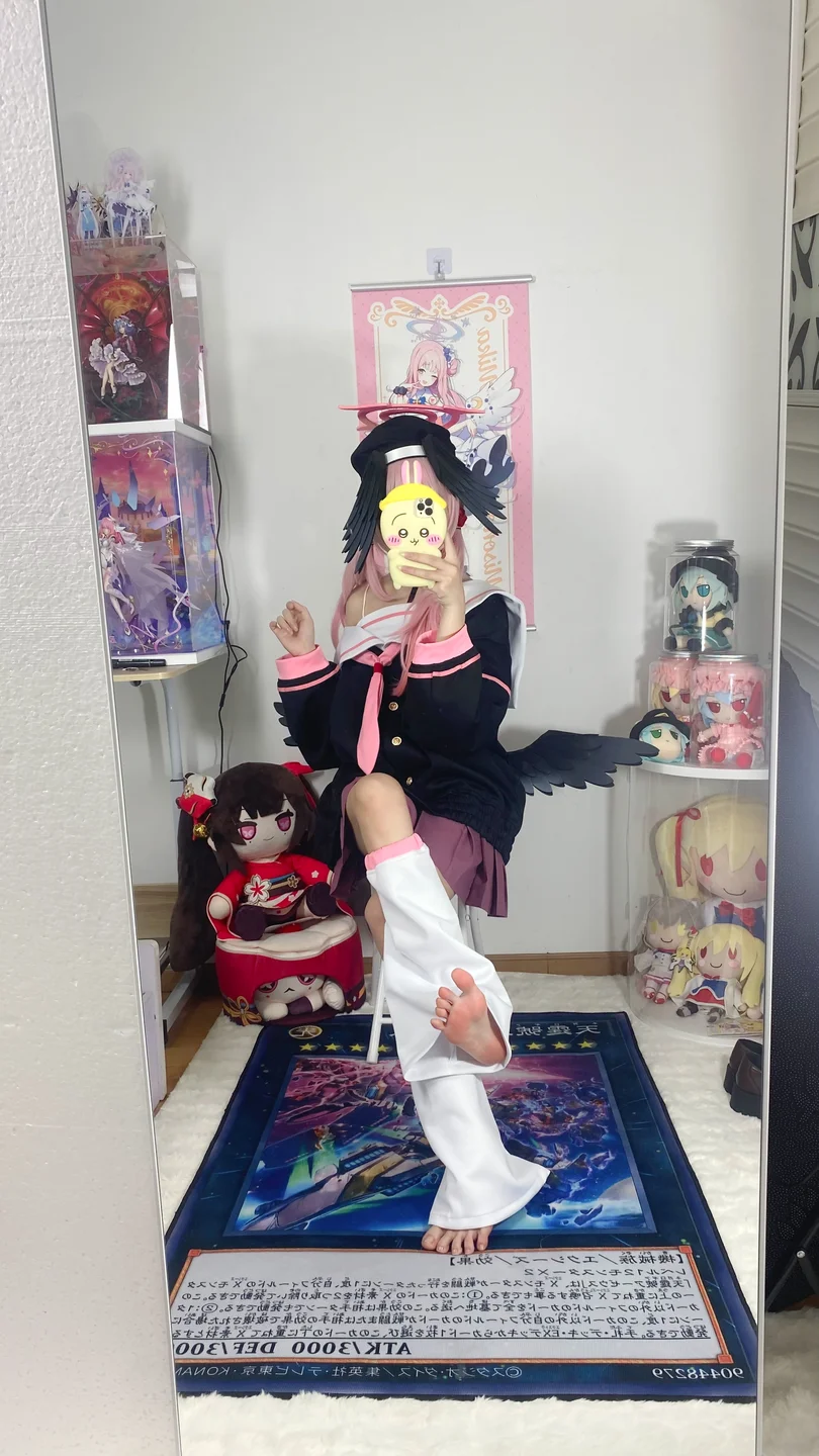 白栎Shirly - 蔚蓝档案·下江小春 [35P,7V-655MB] tg@simisebaisi 【丝足阁】022.webp